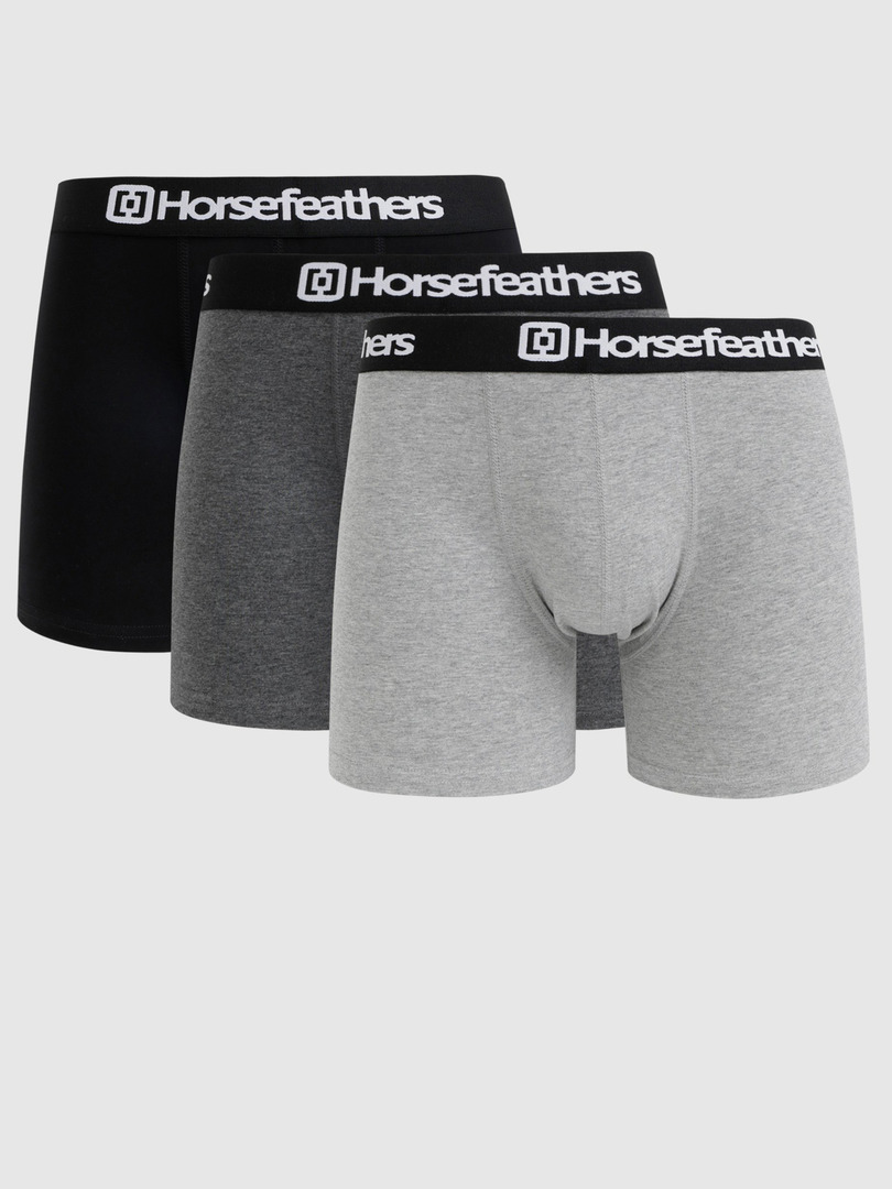 Dynasty Boxerky 3 ks Horsefeathers | Šedá | Pánské | XXL