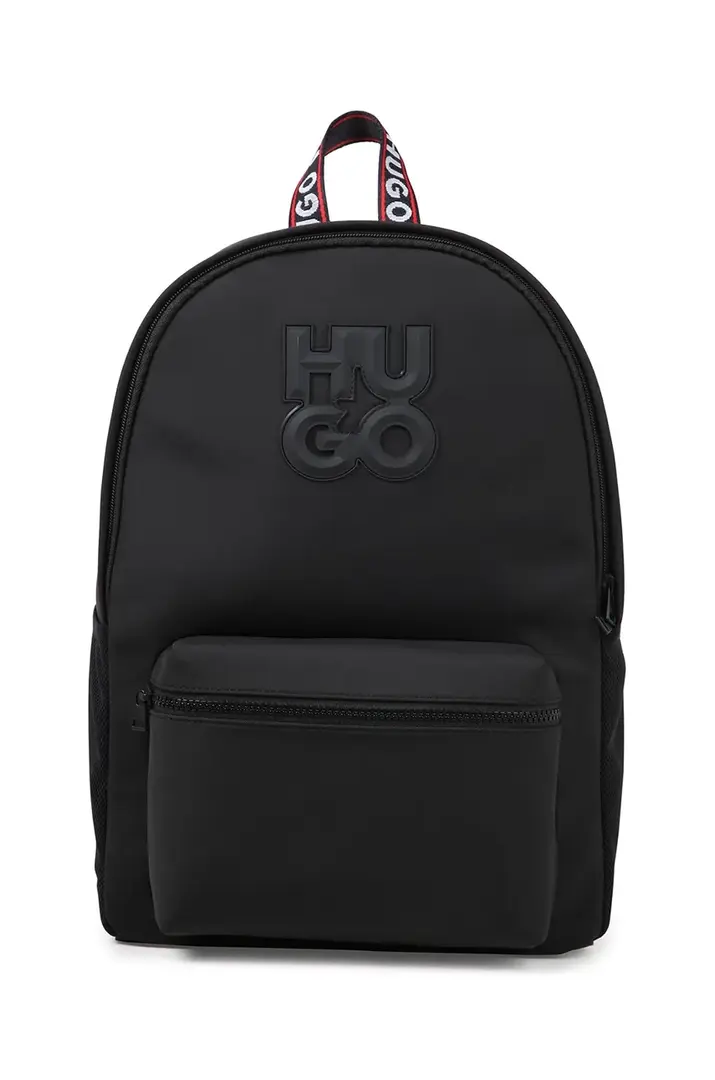 Dětský batoh HUGO černá barva, velký, hladký, G00322