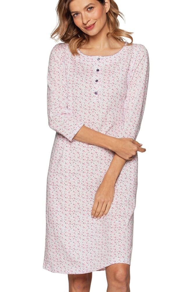 Luxusní dámská košilka model 17125229 květinová - Cana