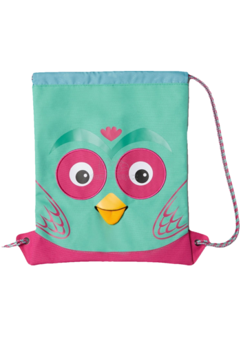 Dětský batůžek Affenzahn Kids Sportsbag Owl - turquoise