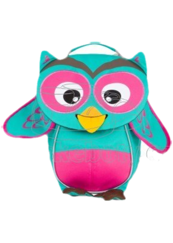 Batůžek pro nejmenší Affenzahn Olivia Owl small - turquoise