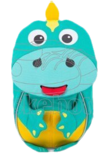 Batůžek pro nejmenší Affenzahn Dirk Dinosaur small - green