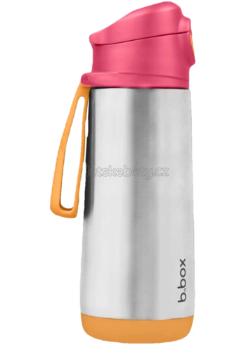 b.box 500934 Termoska na pití sport 500 ml - růžová/oranžová