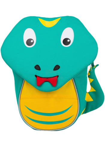 Batůžek pro nejmenší Affenzahn Samuel Snake small - turquoise