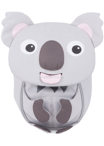 Batůžek pro nejmenší Affenzahn Karla Koala small - grey