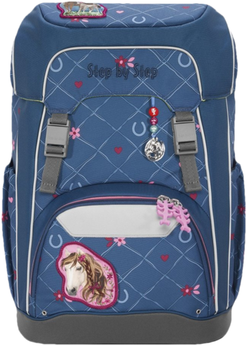 Školní batoh GIANT pro prvňáčky - 5dílný set, Step by Step Horse Lima, certifikát