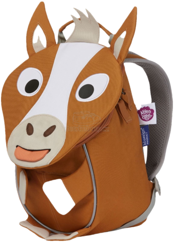 Batůžek pro nejmenší Affenzahn Small Friend Horse - brown