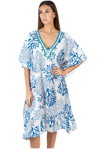 Isla Bonita By Sigris  Kaftan  Modrá