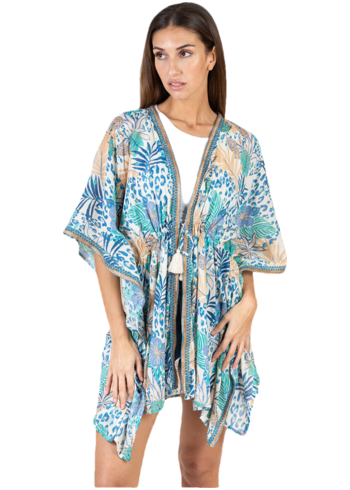 Isla Bonita By Sigris  Kaftan  Modrá