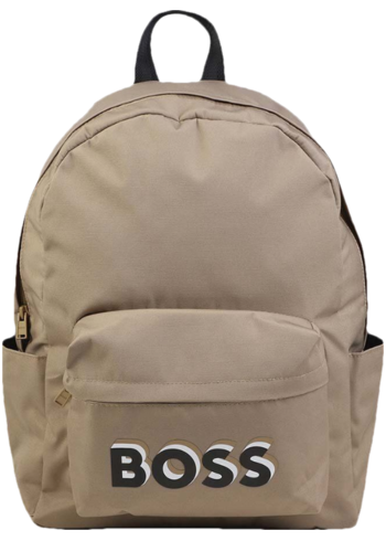 Dětský batoh BOSS béžová barva, malý, s potiskem J50969.
