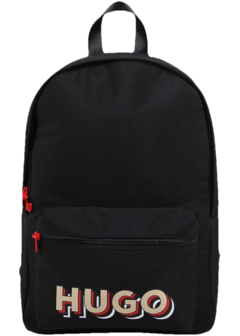 Dětský batoh HUGO černá barva, velký, s potiskem, G00294 G00294.