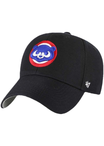 Kšiltovka 47 brand MLB Chicago Cubs černá barva, s aplikací, B-MVP05WBV-BKH B.MVP05WBV.BKH