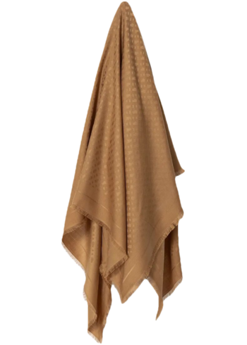 Šála s příměsí vlny BOSS růžová barva, 50517733