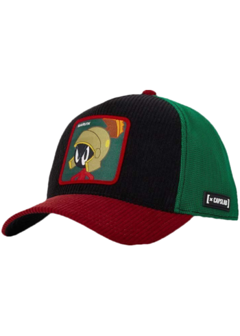 Kšiltovka Capslab x Looney Tunes černá barva, s aplikací, CL/LOO10/1/PCT/MAR CL.LOO10.1.PCT.MAR