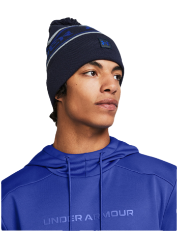 Čepice Under Armour Men'S Halftime Pom Beanie Midnight Navy