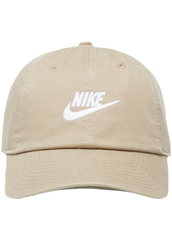 Kšiltovka Nike Club Unstructured Futura Wash Cap Khaki/ White
