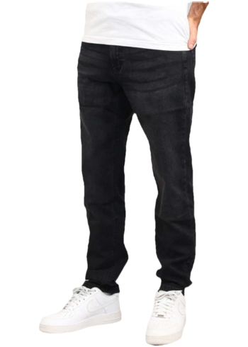 Pánské džíny Urban Classics Stretch Denim Pants Black