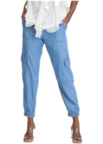 Modré dámské džínové kalhoty ORSAY