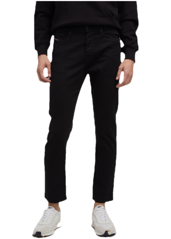 Černé pánské straight fit džíny Diesel