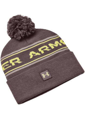 Hnědá čepice Under Armour UA Men's Halftime Pom Beanie