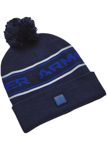 Tmavě modrá čepice Under Armour UA Men's Halftime Pom Beanie