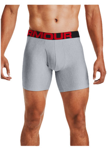 Šedé boxerky Under Armour UA Tech 6in 2 Pack