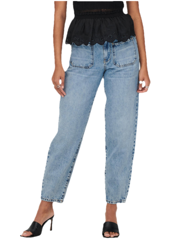 Světle modré mom džíny ONLY Cuba