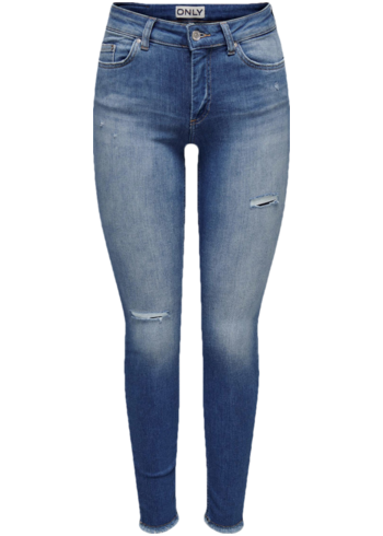 Modré dámské skinny fit džíny ONLY Blush