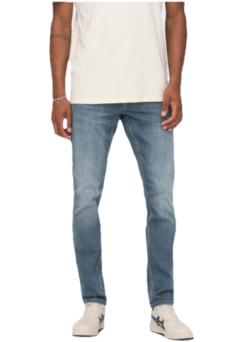 Modré pánské džíny ONLY & SONS Loom