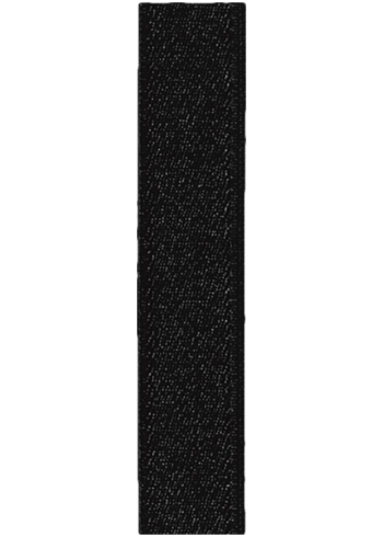 Textilní ramínka 18 mm černá uni Julimex