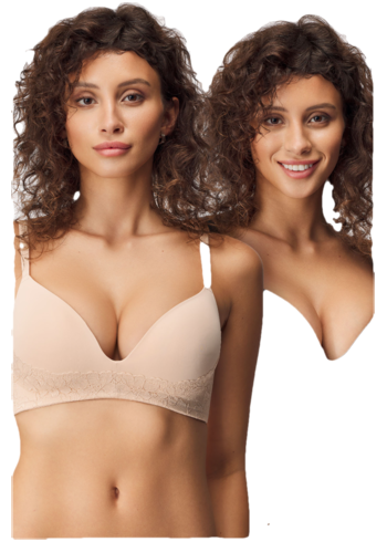 2 PACK vyztužených podprsenek Fili Lace 80/D Dorina