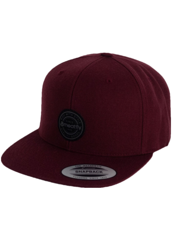 Meatfly kšiltovka Hornet Snapback Black Round/Maroon | Černá | Velikost One Size