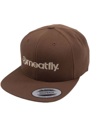 Meatfly kšiltovka Flanker Snapback Tan | Hnědá | Velikost One Size