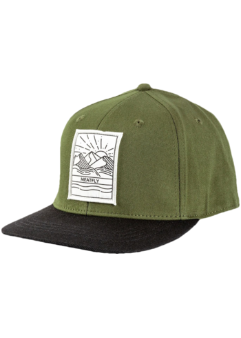 Meatfly kšiltovka Tyler Snapback Sunny Olive / Black | Černá | Velikost One Size