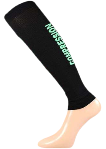 Kompresní návlek VoXX FLEX černá neon zelená L-XL