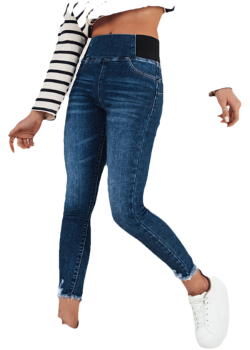 Dámské džíny s vysokým pásem LERATE   UY1921