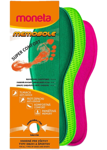 Moneta Vložky do bot z paměťové pěny Memosole - 35-36